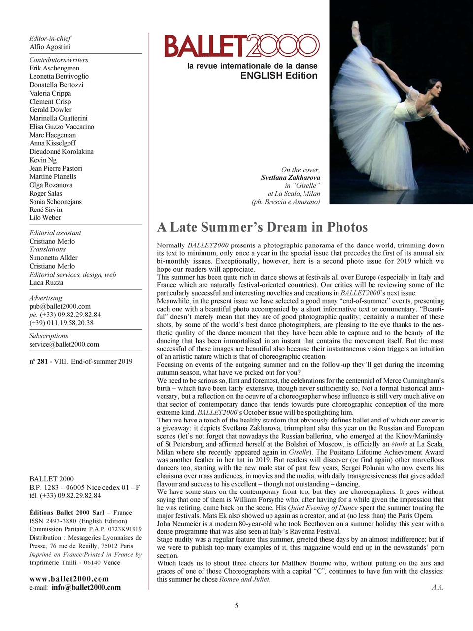 BALLET2000 English Edition Preview Pages