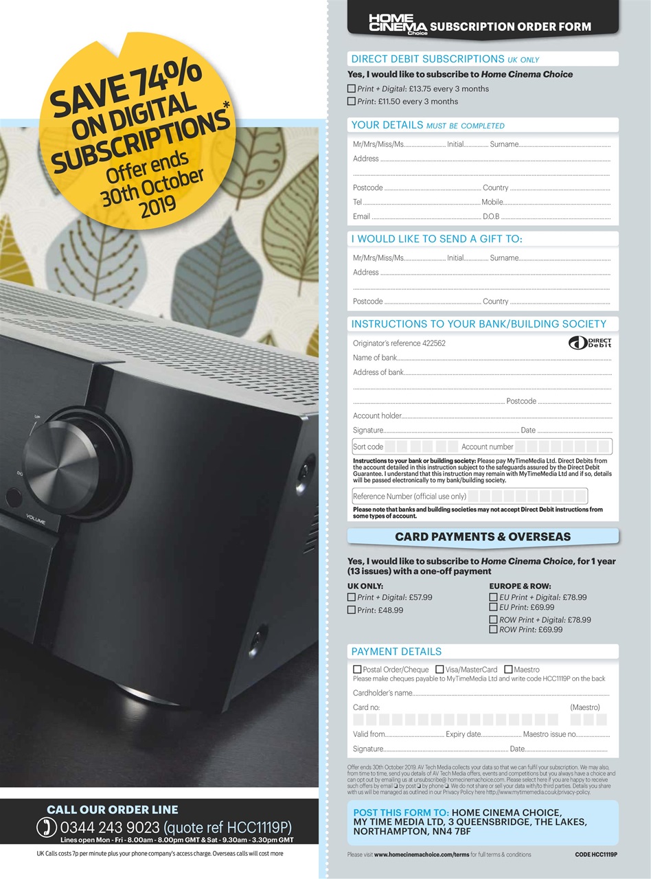 Home Cinema Choice Preview Pages
