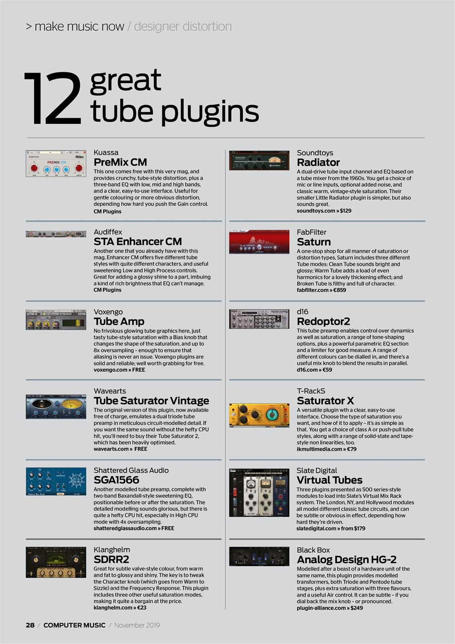 Computer Music Preview Pages