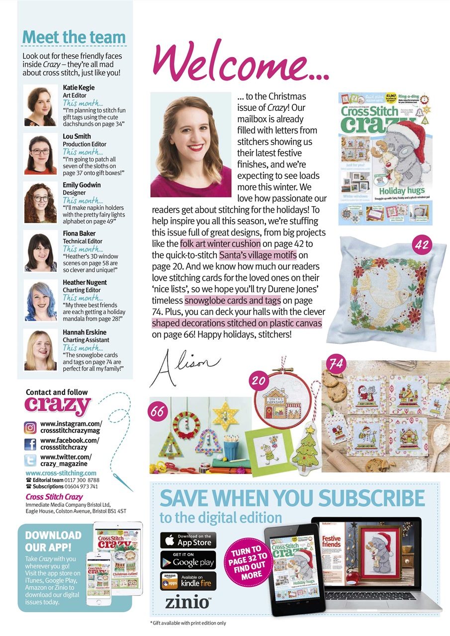 Cross Stitch Crazy Preview Pages