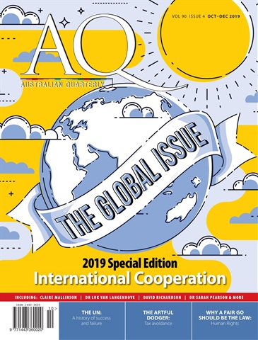 AQ: Australian Quarterly issue AQ: Australian Quarterly  90.4