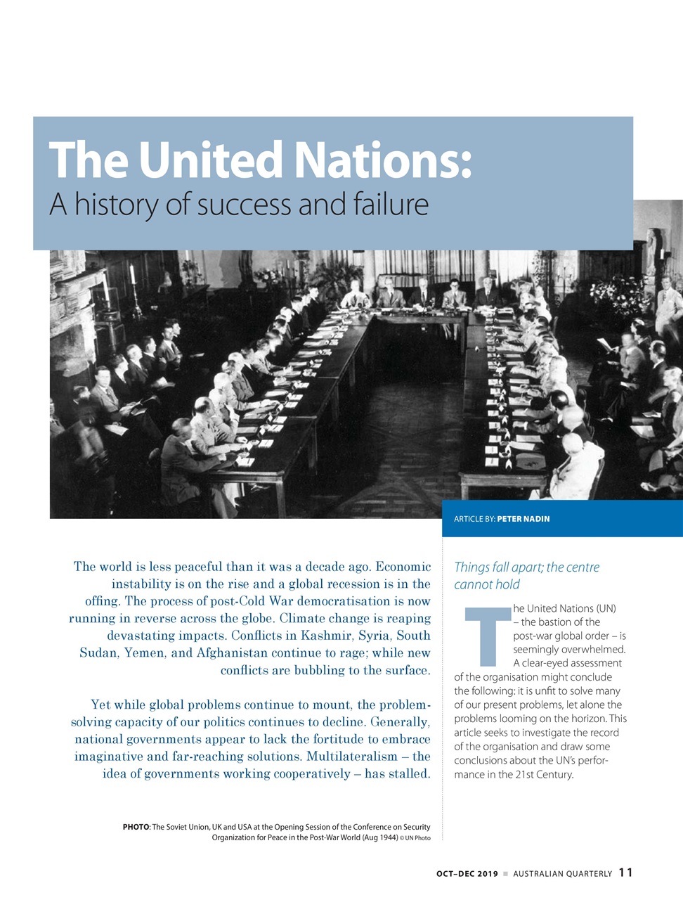 AQ: Australian Quarterly Preview Pages