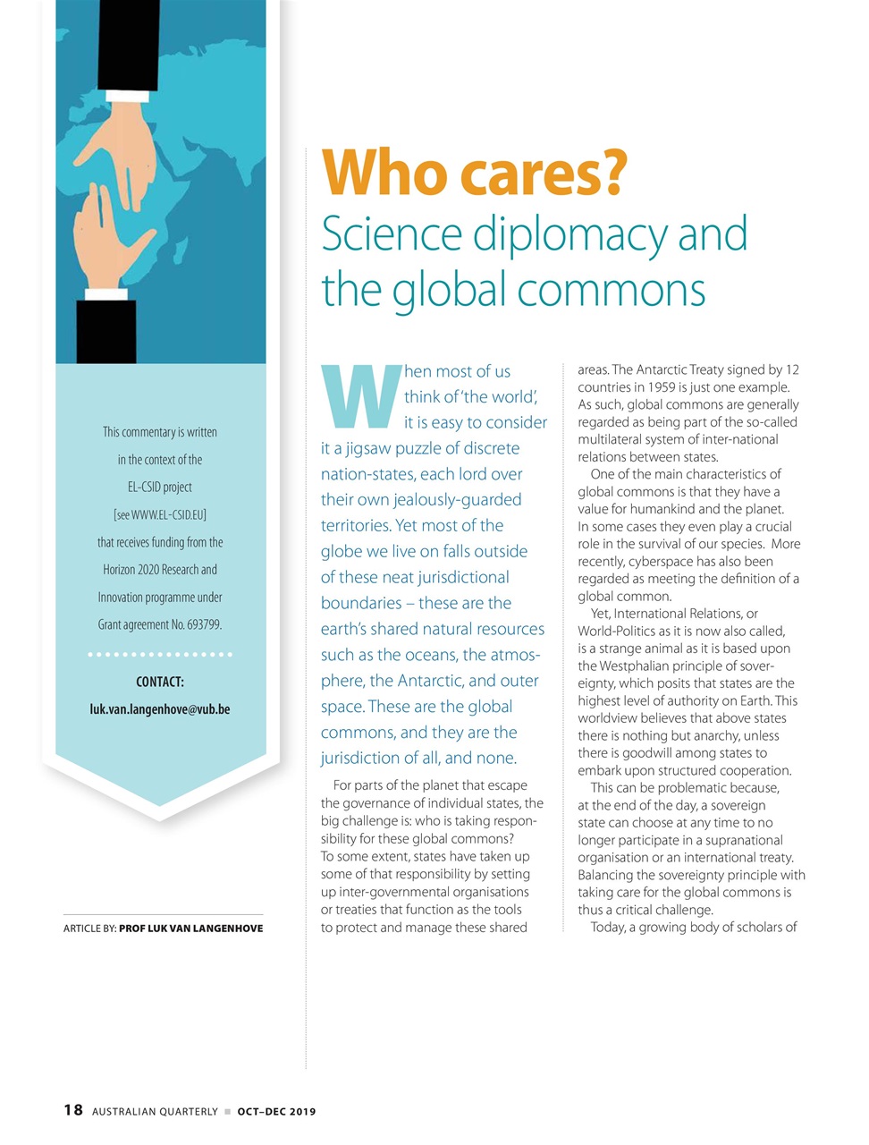 AQ: Australian Quarterly Preview Pages