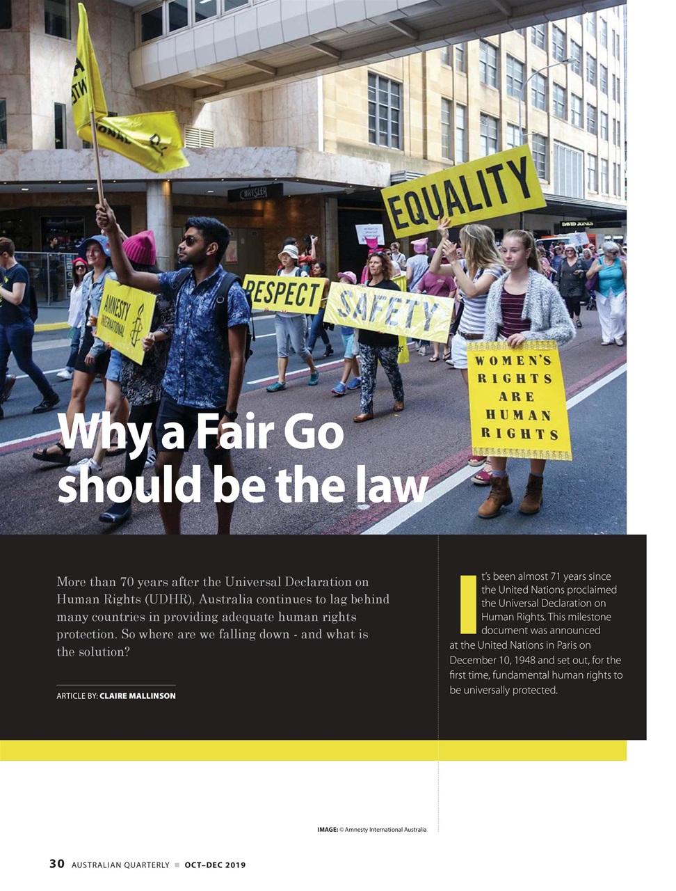 AQ: Australian Quarterly Preview Pages