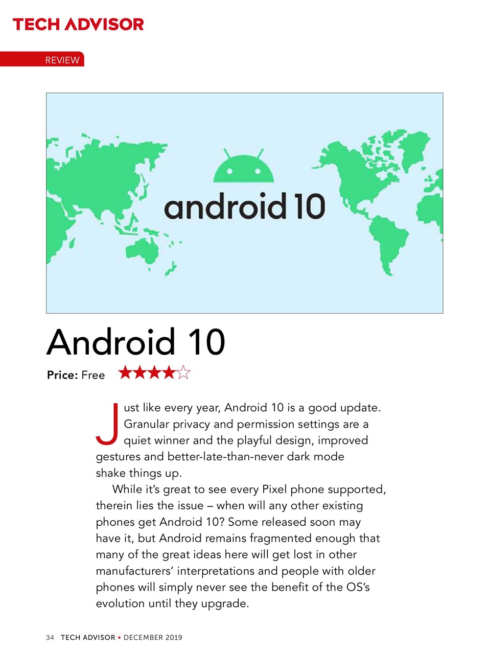 Tech Advisor Preview Pages