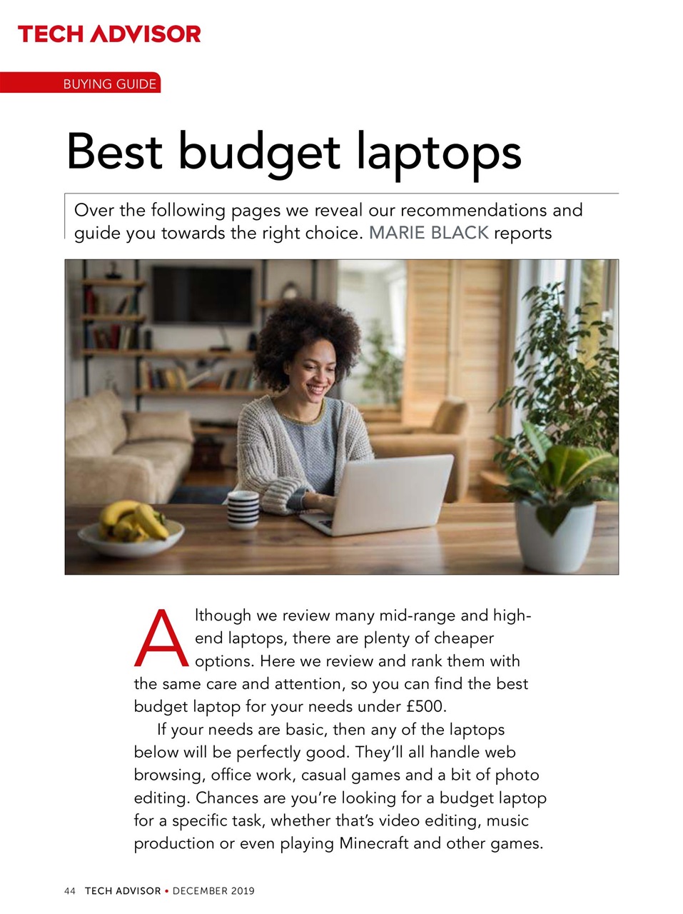Tech Advisor Preview Pages