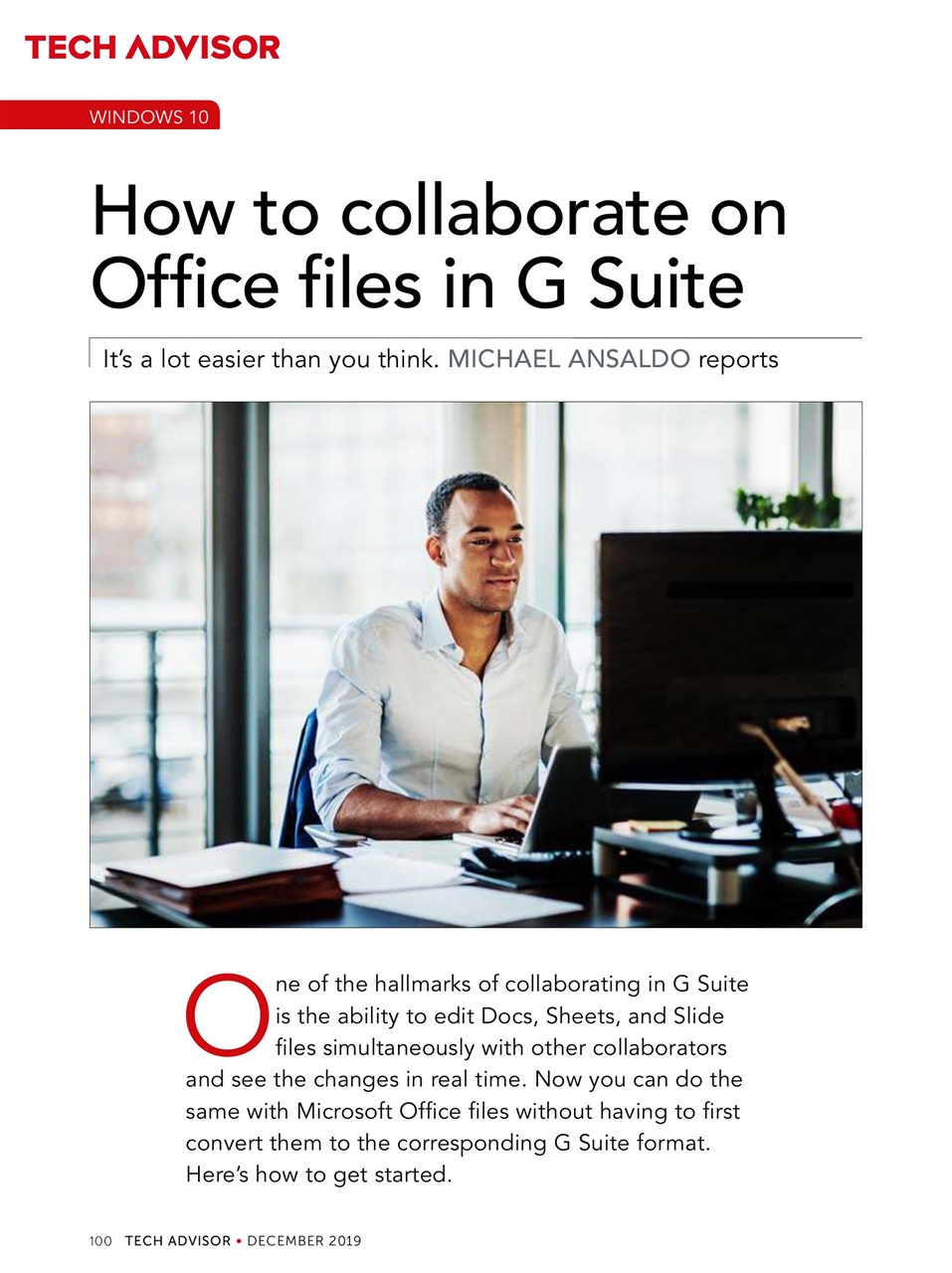 Tech Advisor Preview Pages