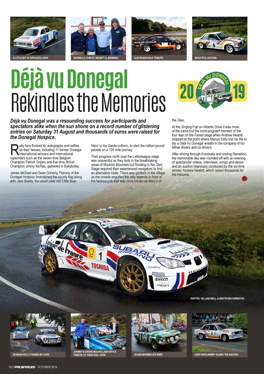 Pacenotes Rally magazine Preview Pages