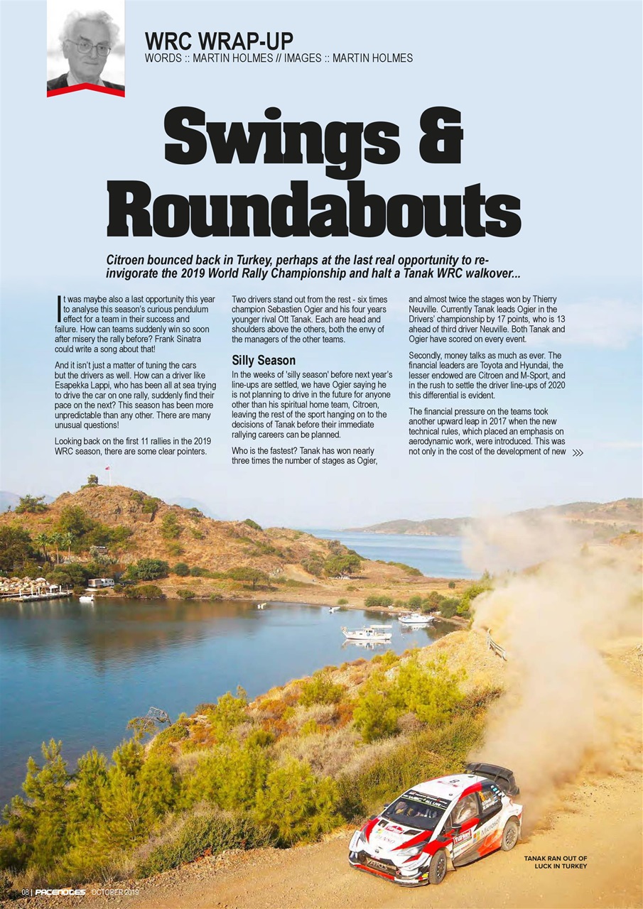 Pacenotes Rally magazine Preview Pages
