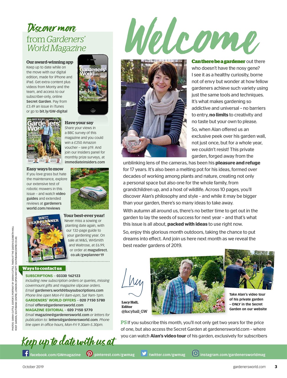 BBC Gardeners’ World Magazine Preview Pages