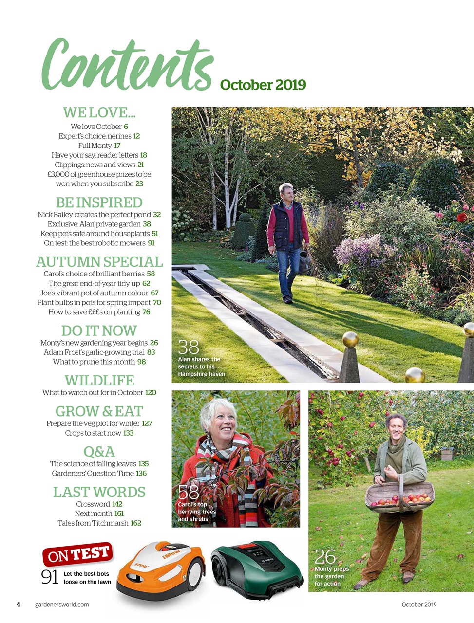 BBC Gardeners’ World Magazine Preview Pages