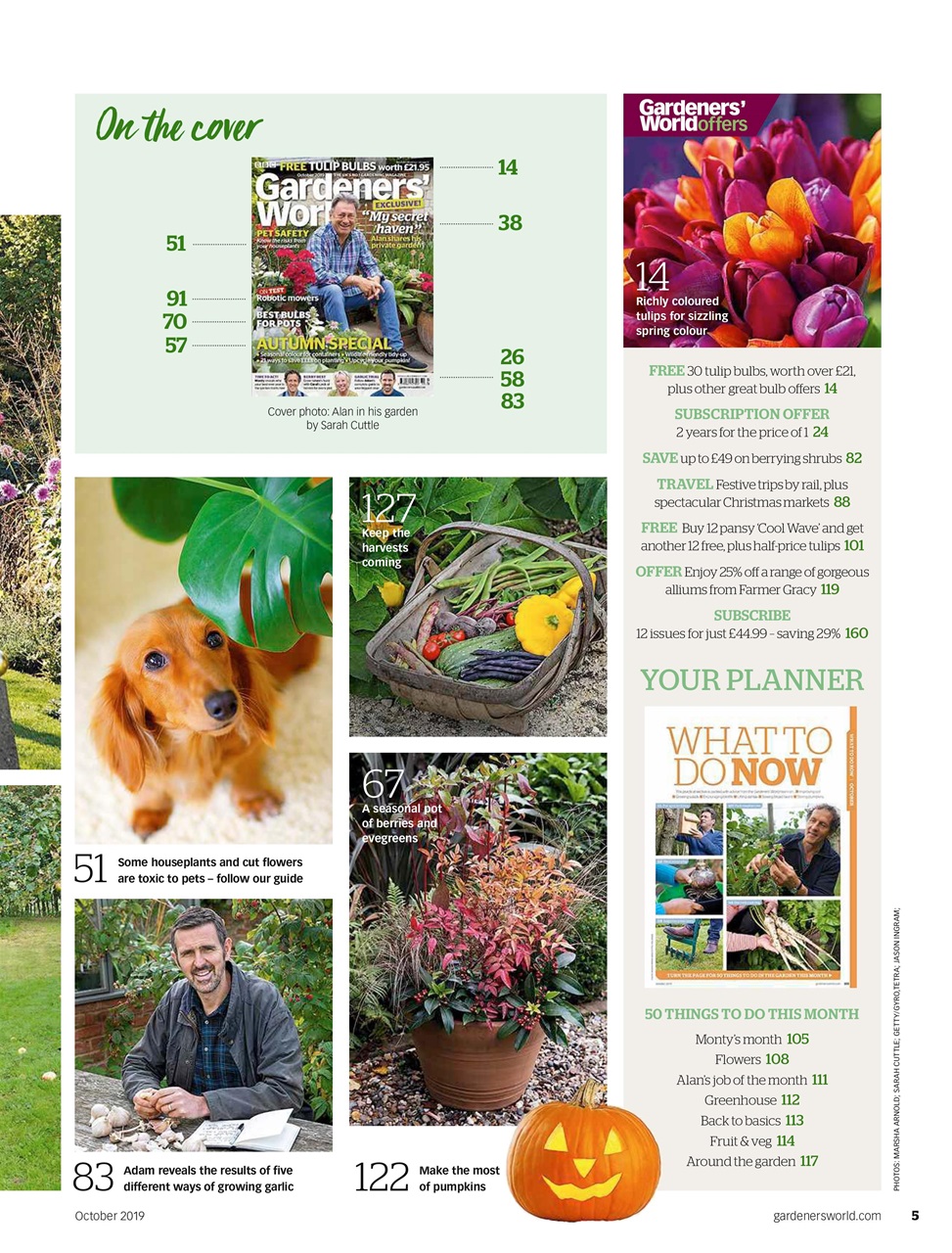 BBC Gardeners’ World Magazine Preview Pages