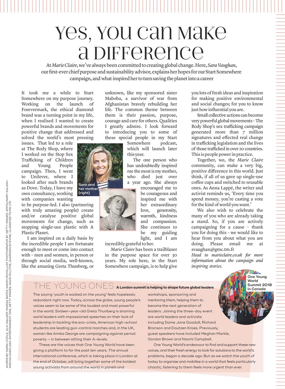 Marie Claire Preview Pages