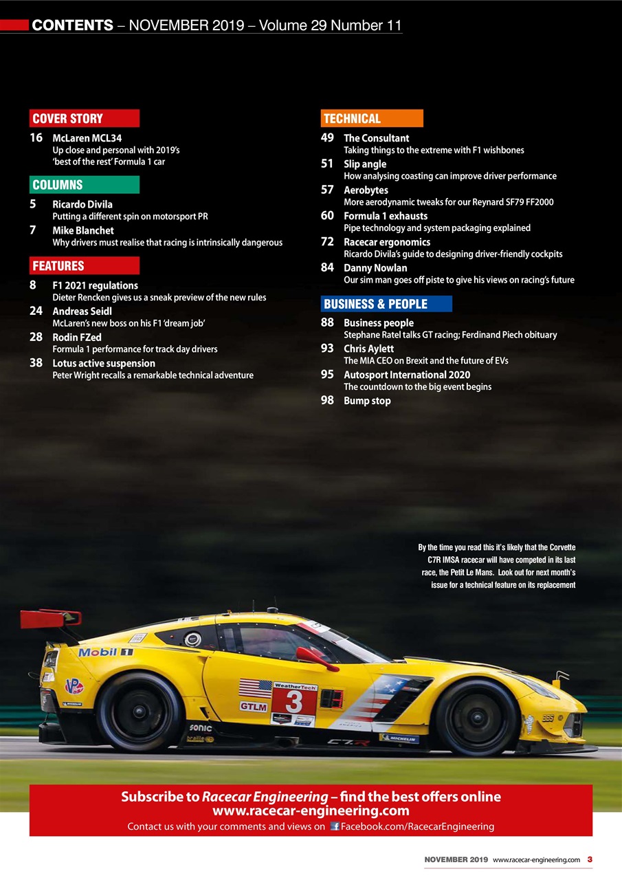 Racecar Engineering Preview Pages