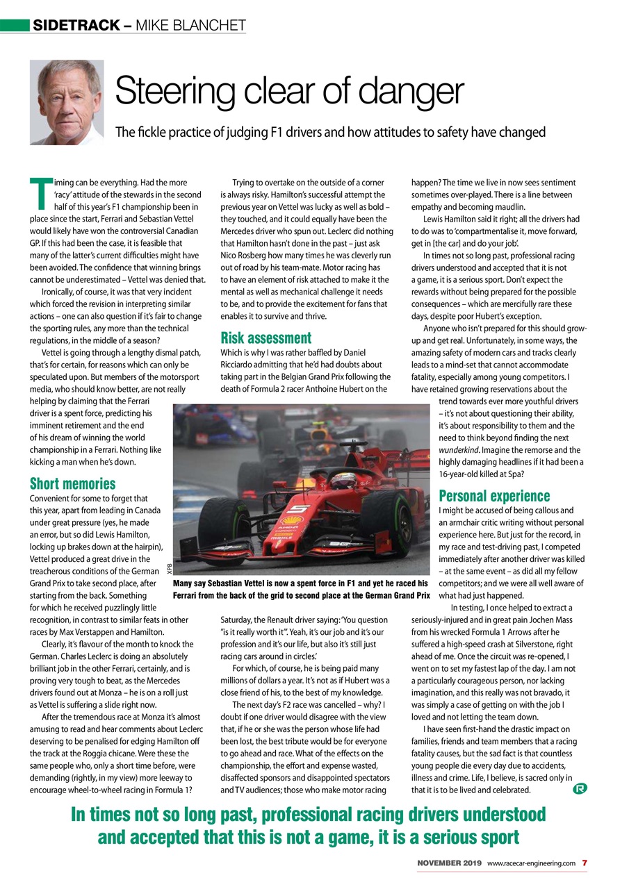 Racecar Engineering Preview Pages