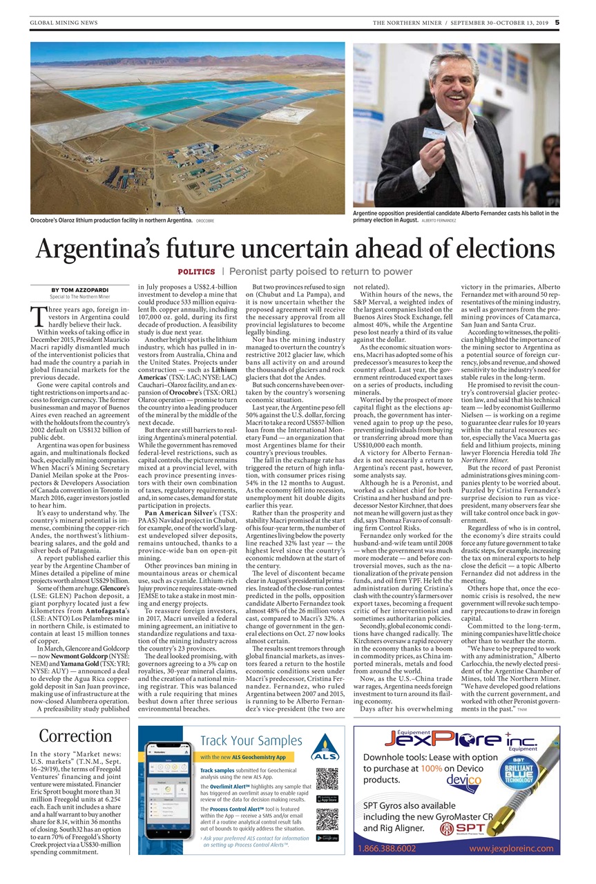 The Northern Miner Preview Pages