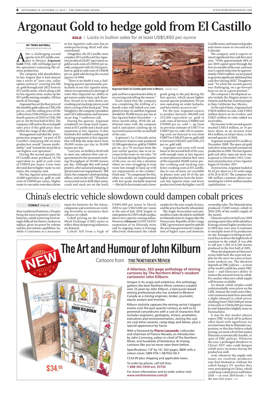 The Northern Miner Preview Pages