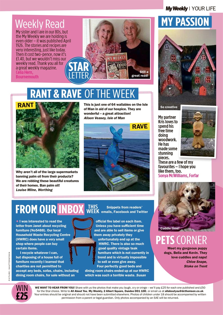 My Weekly Preview Pages