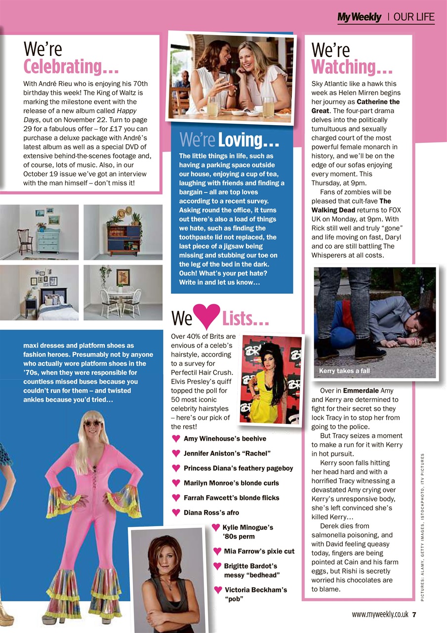 My Weekly Preview Pages