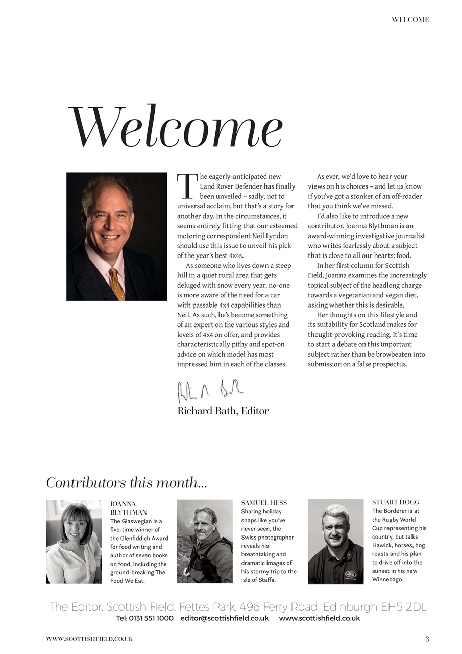 Scottish Field Preview Pages