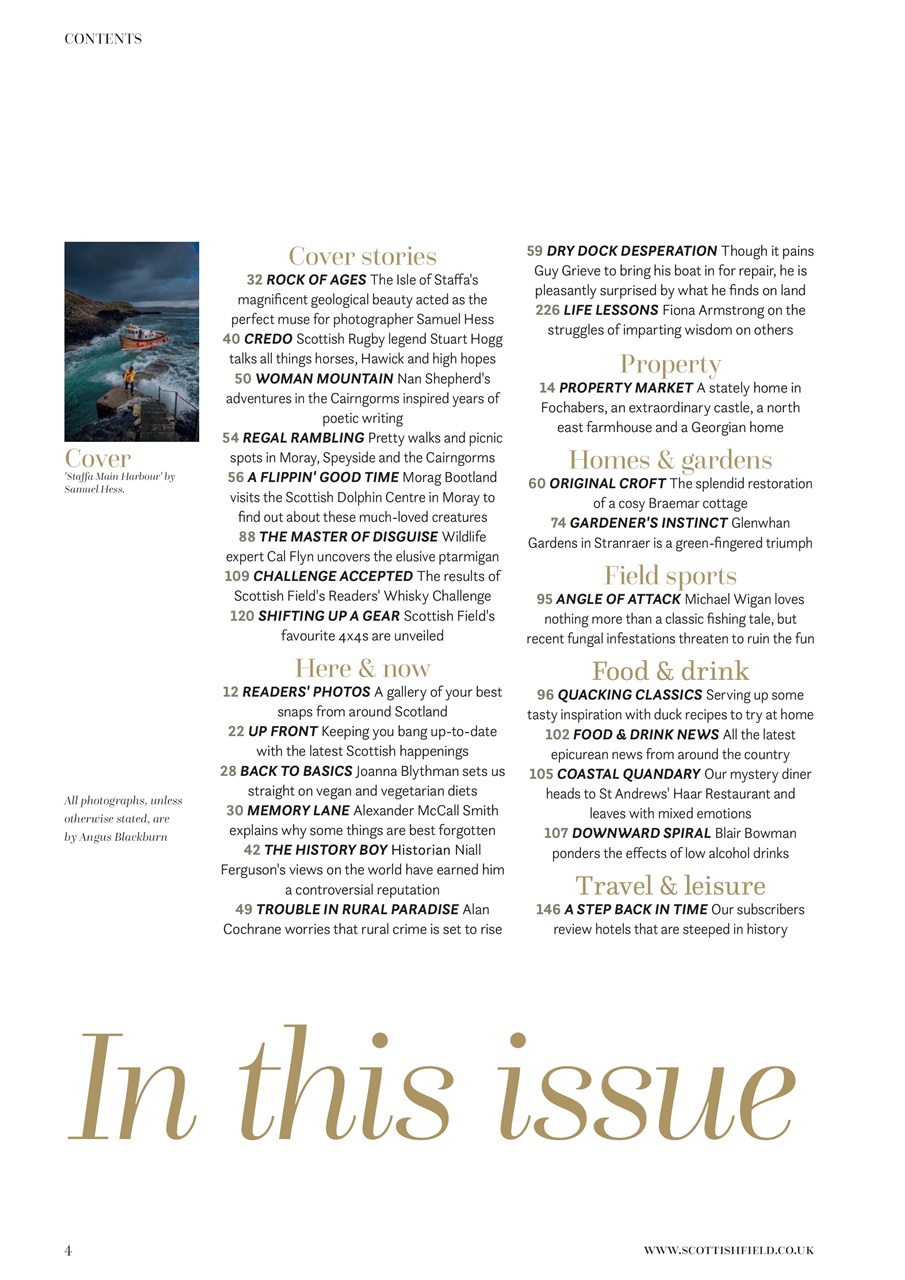 Scottish Field Preview Pages