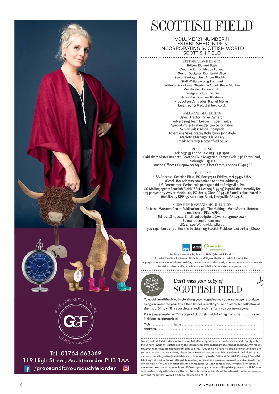 Scottish Field Preview Pages