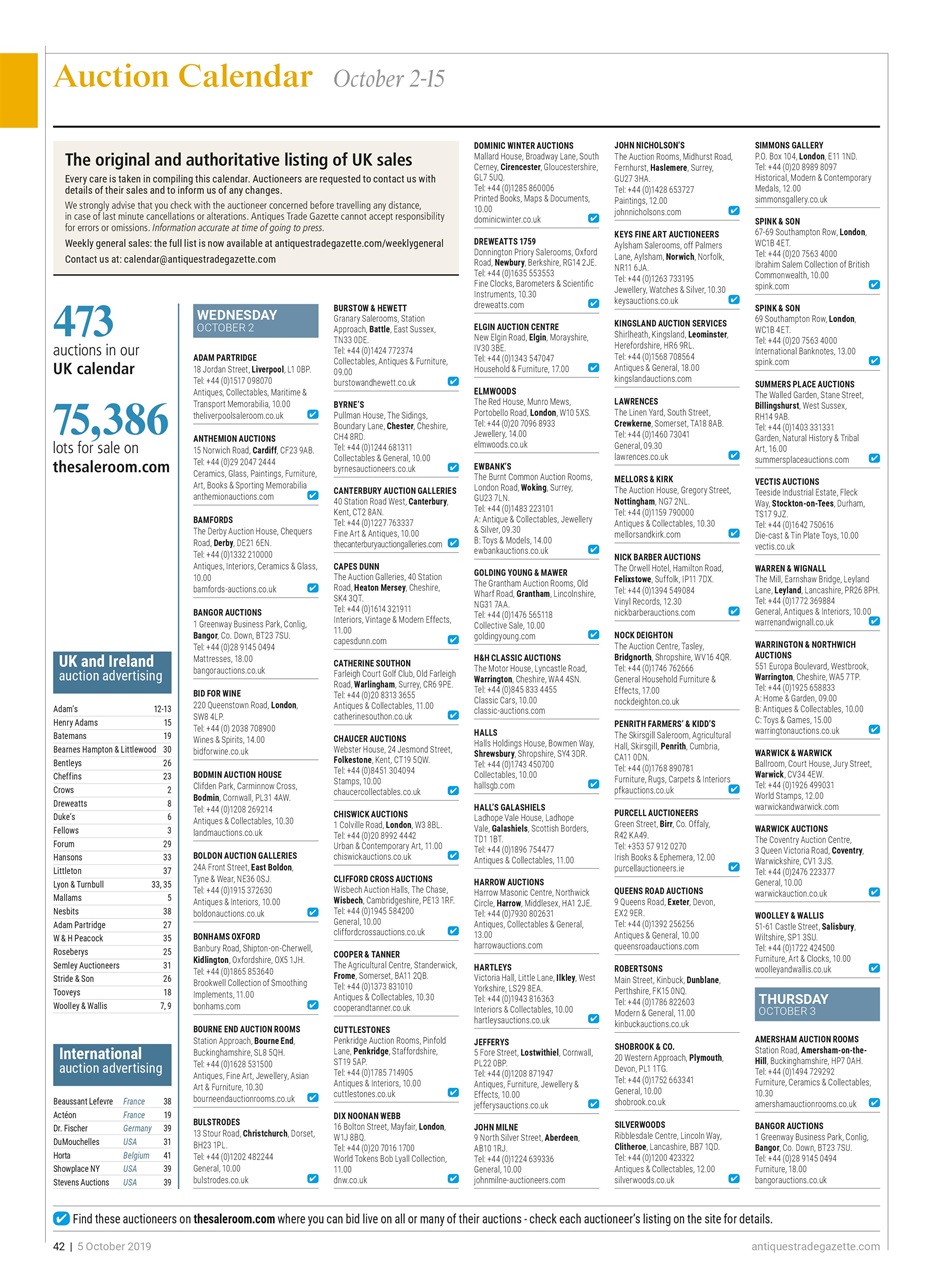 Antiques Trade Gazette Preview Pages