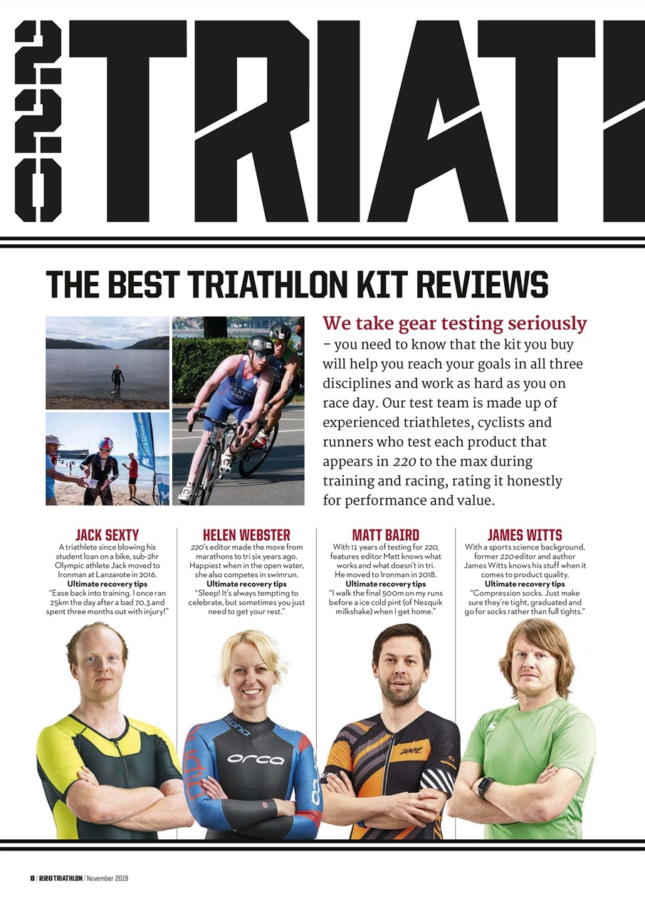 220 Triathlon Magazine Preview Pages