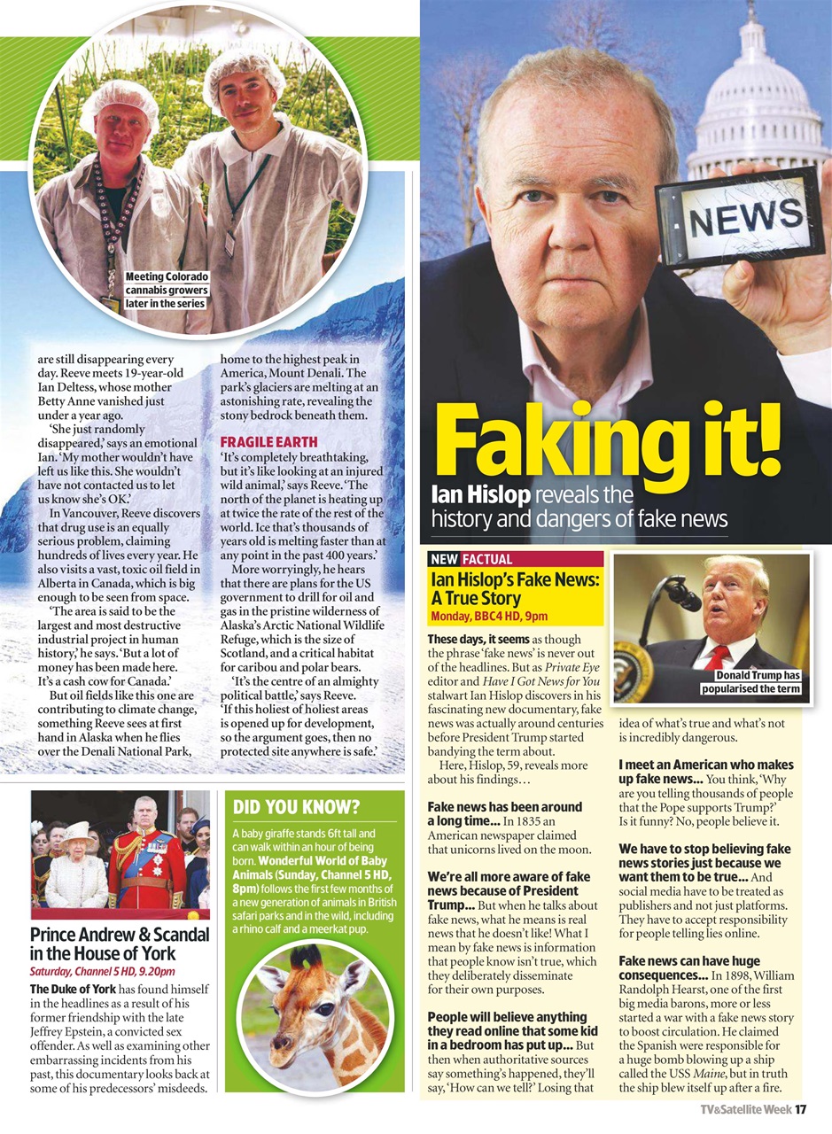 TV & Satellite Week Preview Pages