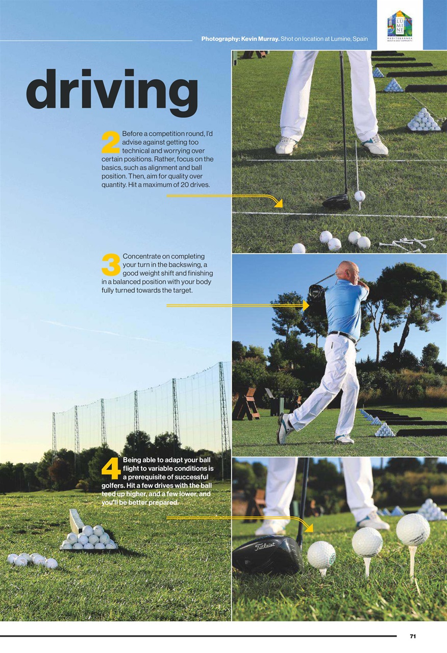 Golf Monthly Preview Pages
