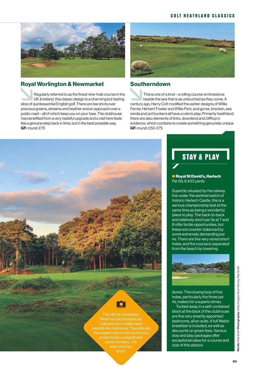 Golf Monthly Preview Pages