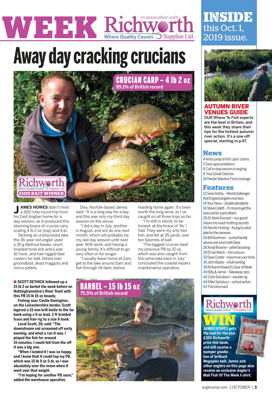 Anglers Mail Preview Pages