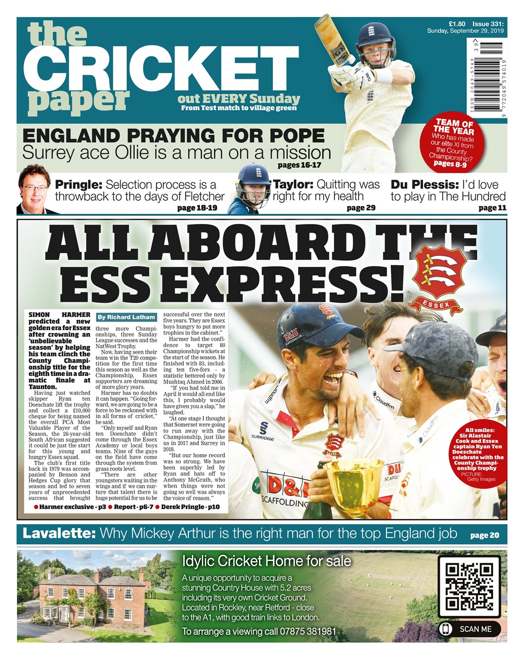 The Cricket Paper Preview Pages