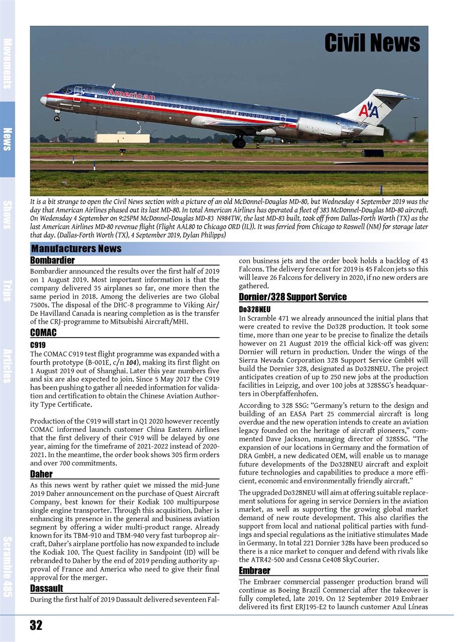 Scramble Magazine Preview Pages