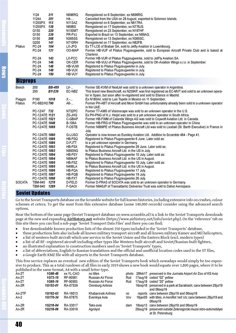 Scramble Magazine Preview Pages