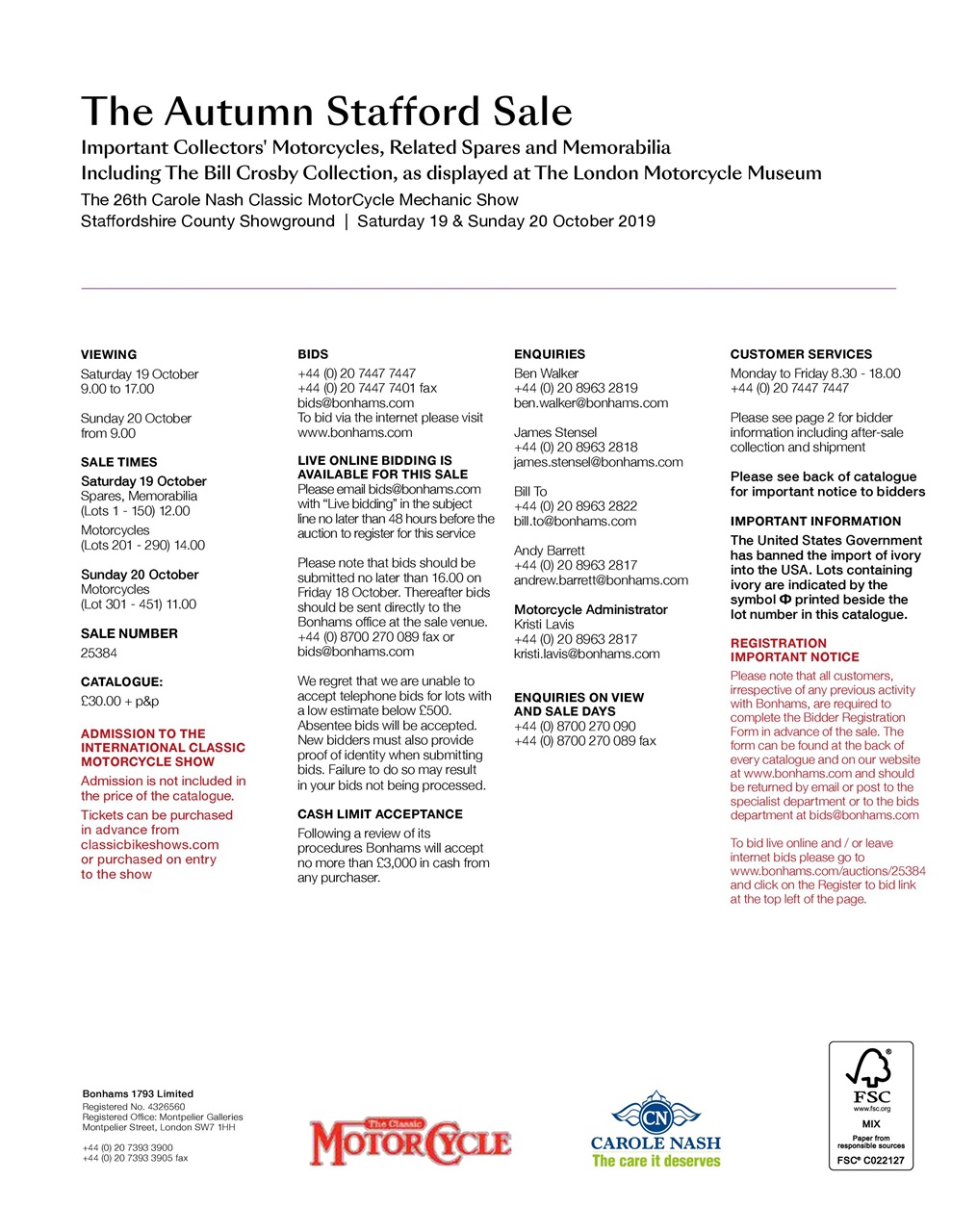 Classic Motorcycle Mechanics Preview Pages