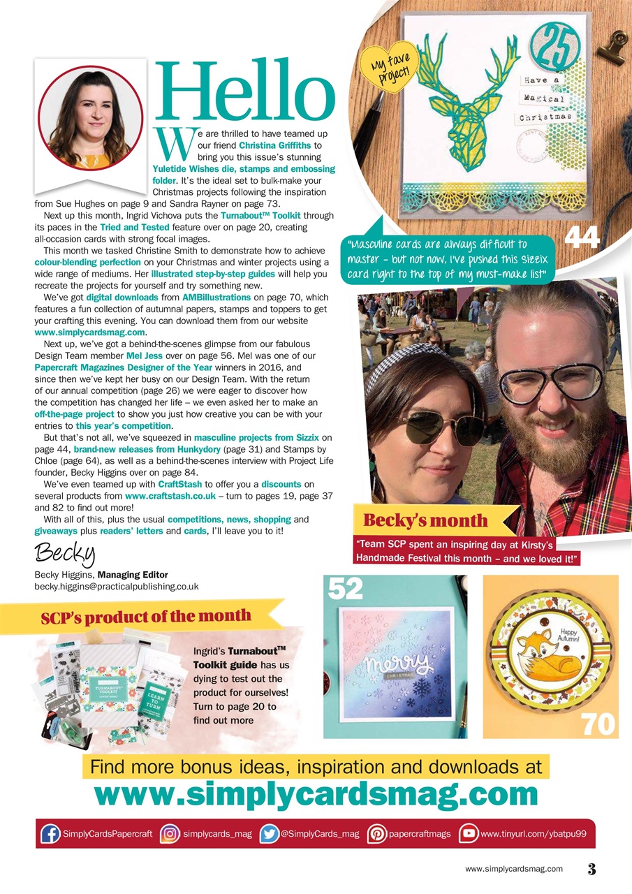 Simply Cards & Papercraft Preview Pages