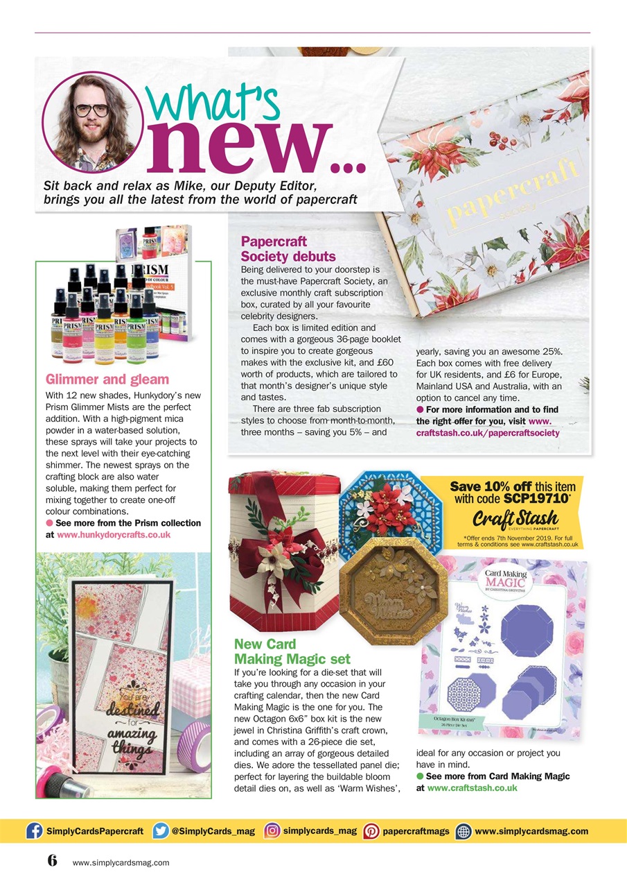 Simply Cards & Papercraft Preview Pages