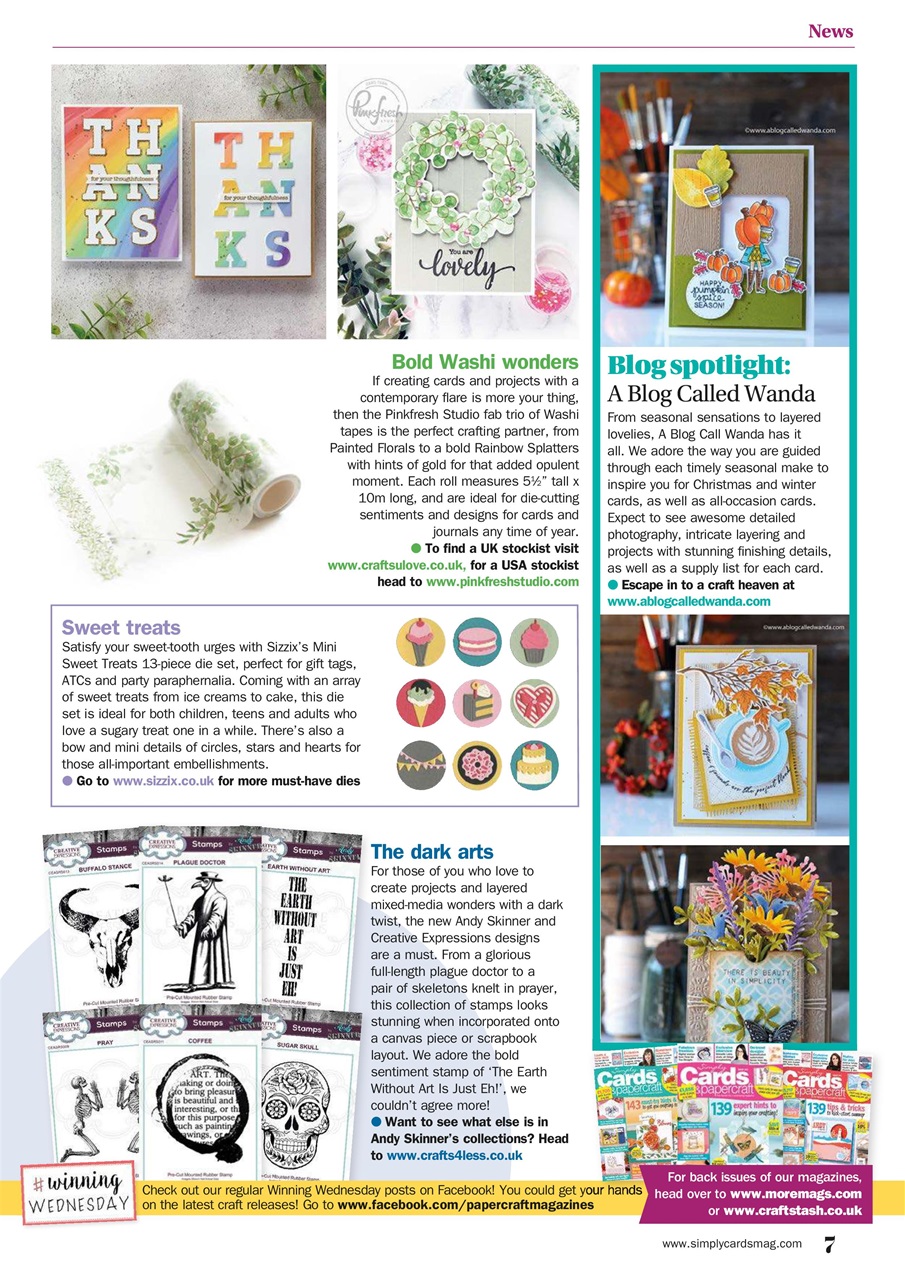 Simply Cards & Papercraft Preview Pages