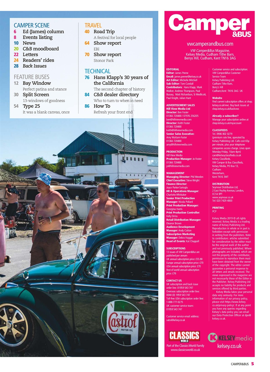 VW Camper Preview Pages