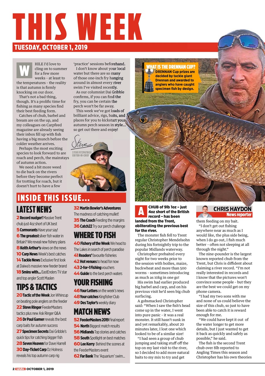 Angling Times Preview Pages