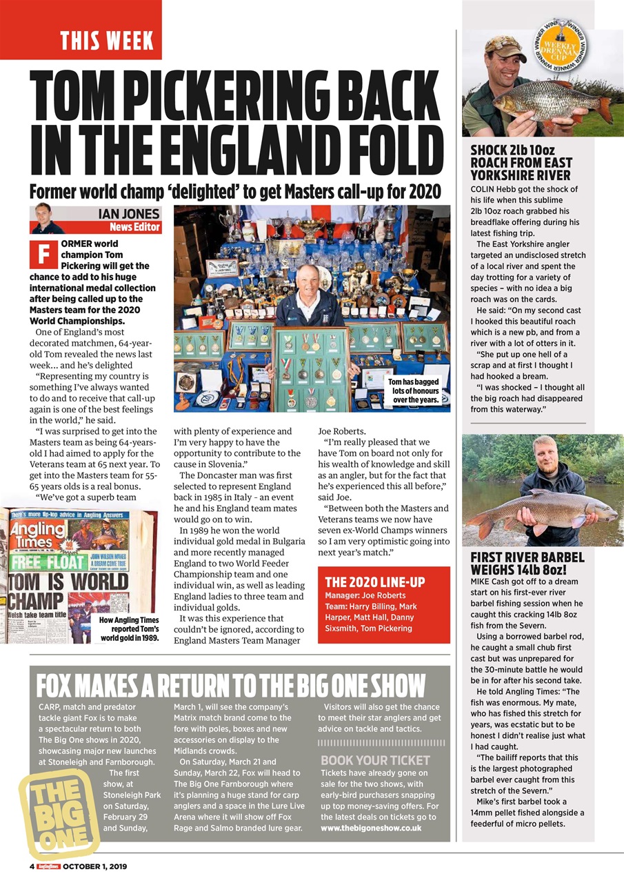 Angling Times Preview Pages