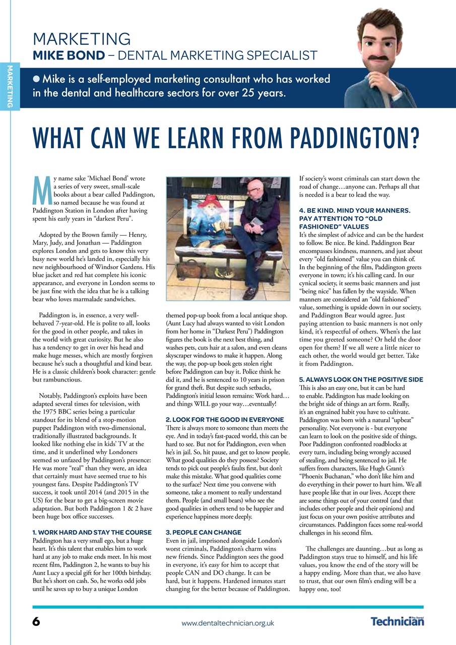 The Dental Technician Magazine Preview Pages