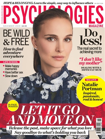 Psychologies issue November 2019