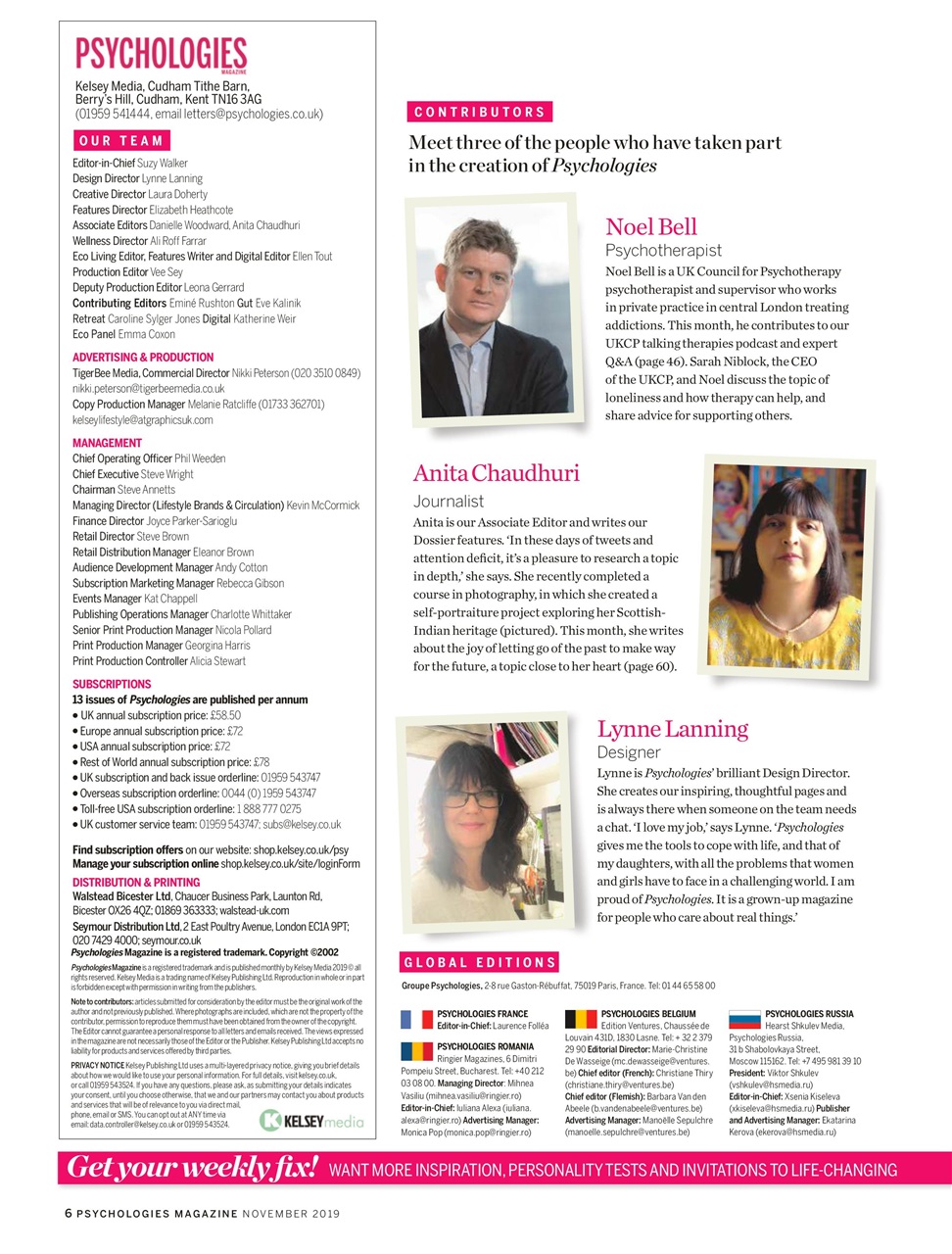 Psychologies Preview Pages