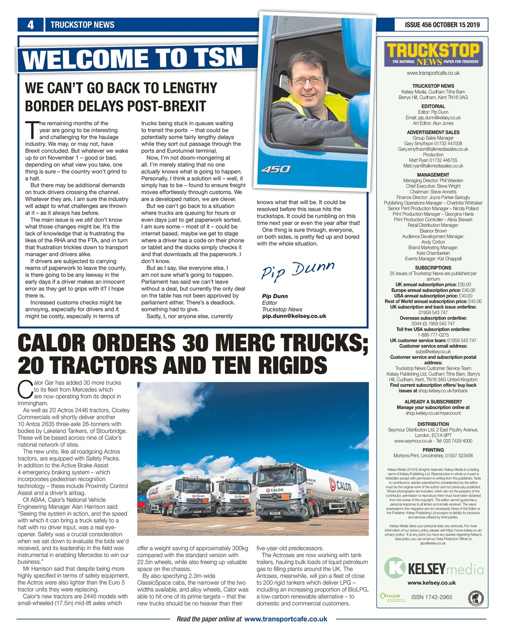 Truckstop News Preview Pages