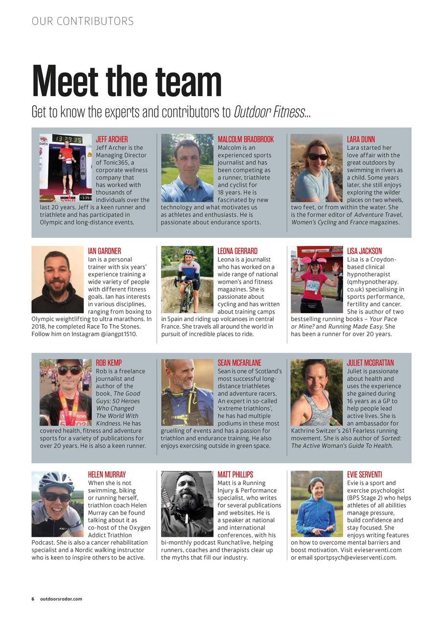 Outdoor Fitness & Adventure Preview Pages