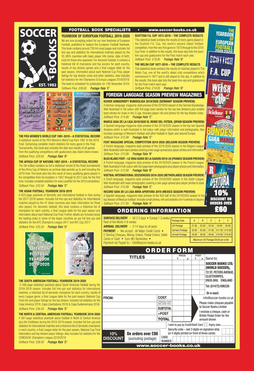 World Soccer Preview Pages