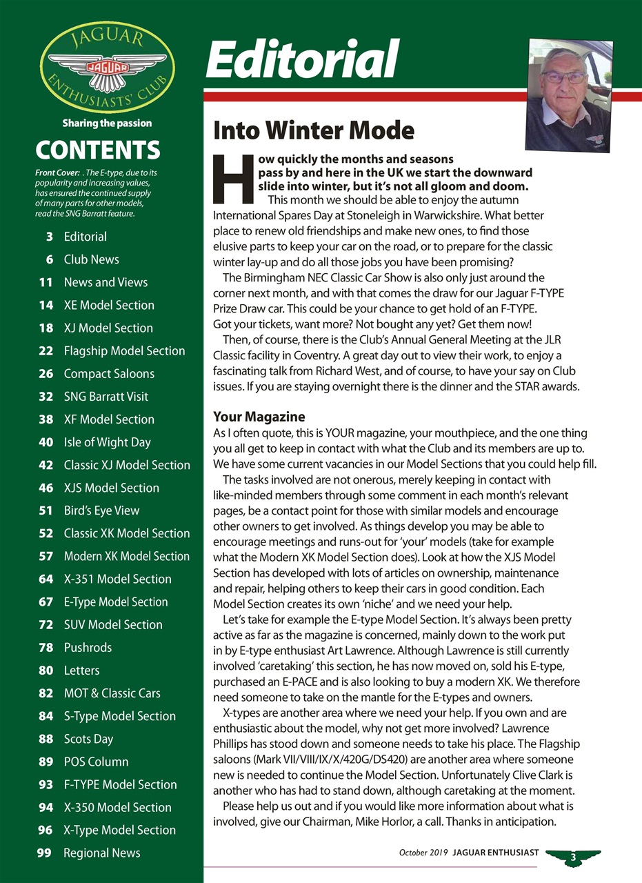 Jaguar Enthusiast Preview Pages