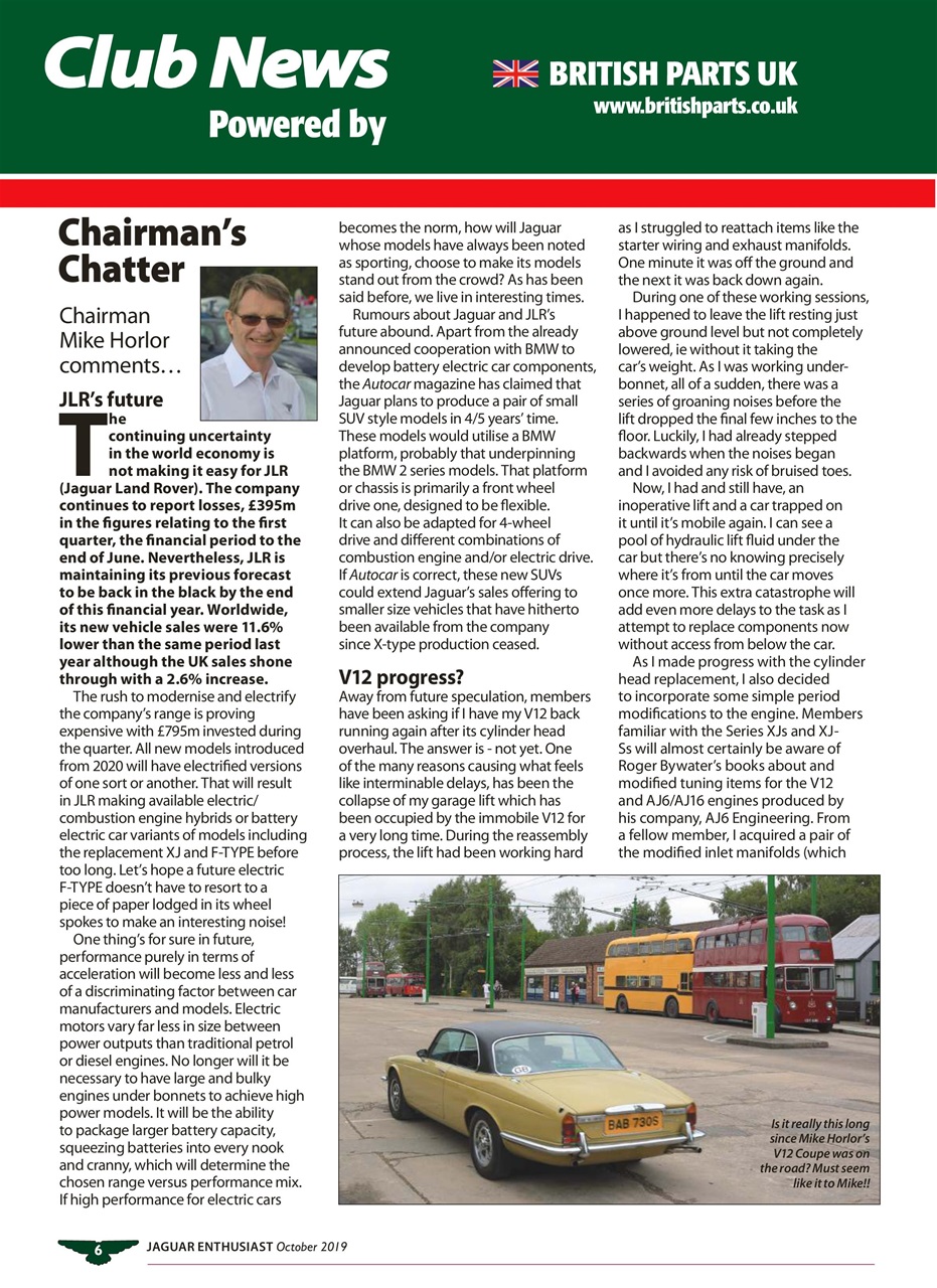 Jaguar Enthusiast Preview Pages